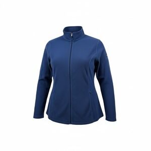 L.L.Bean Fleece Blue 2XL Full-Zip Jacket With Zip Pockets Preppy Classic Capsule